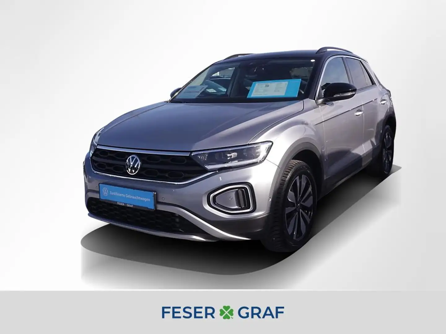 Volkswagen T-Roc 2.0 TDI Goal DSG ACC AHK LED Navi RüKa 17" Schwarz - 1