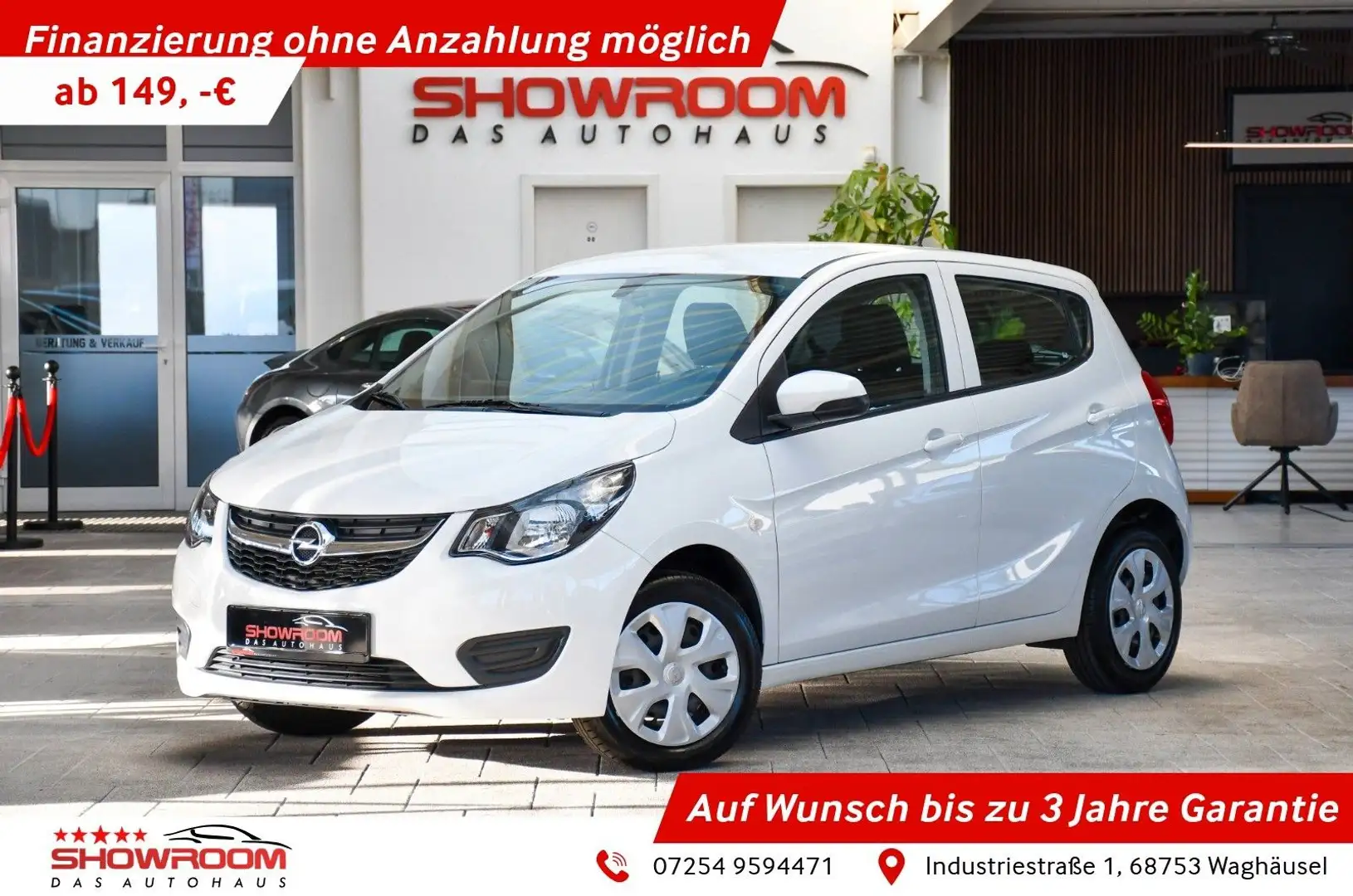 Opel Karl Euro 6 Klima Nur 30tkm! Blanc - 1
