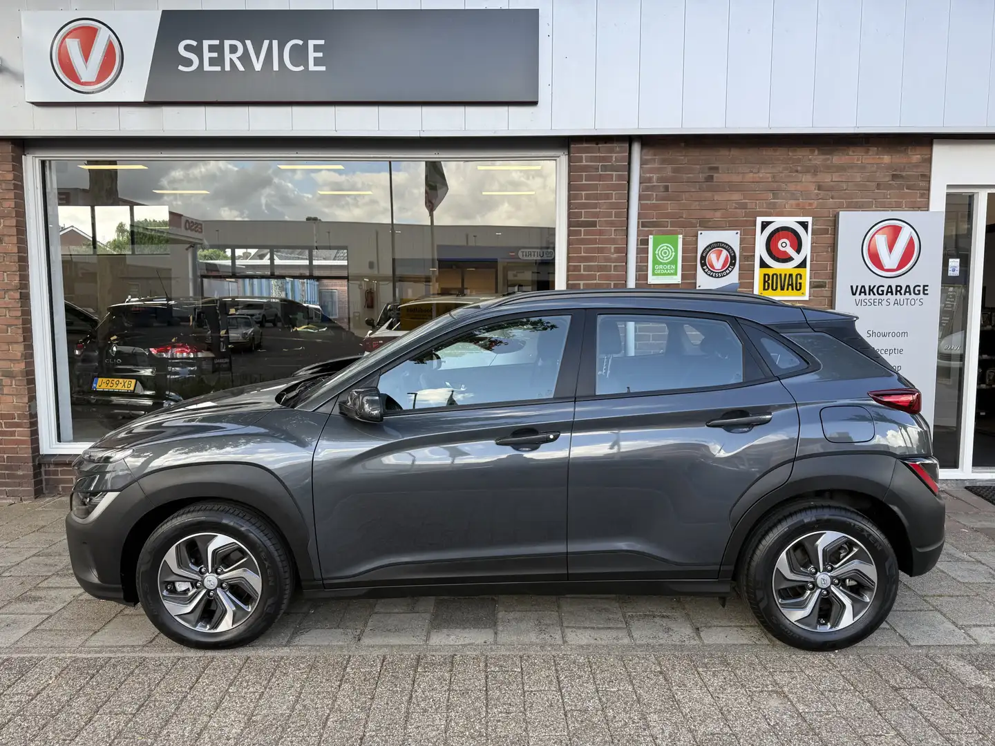 Hyundai KONA 1.6 GDI HEV Comfort Smart AUTOMAAT | Apple Carplay Gris - 2