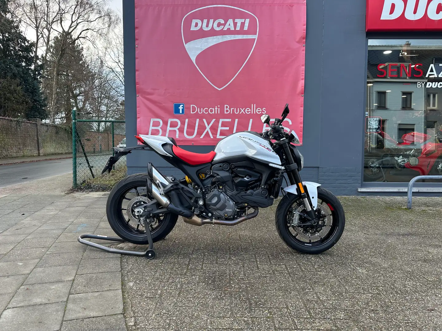 Ducati Monster 937 + | "A2-35kW ou Full" Blanco - 2