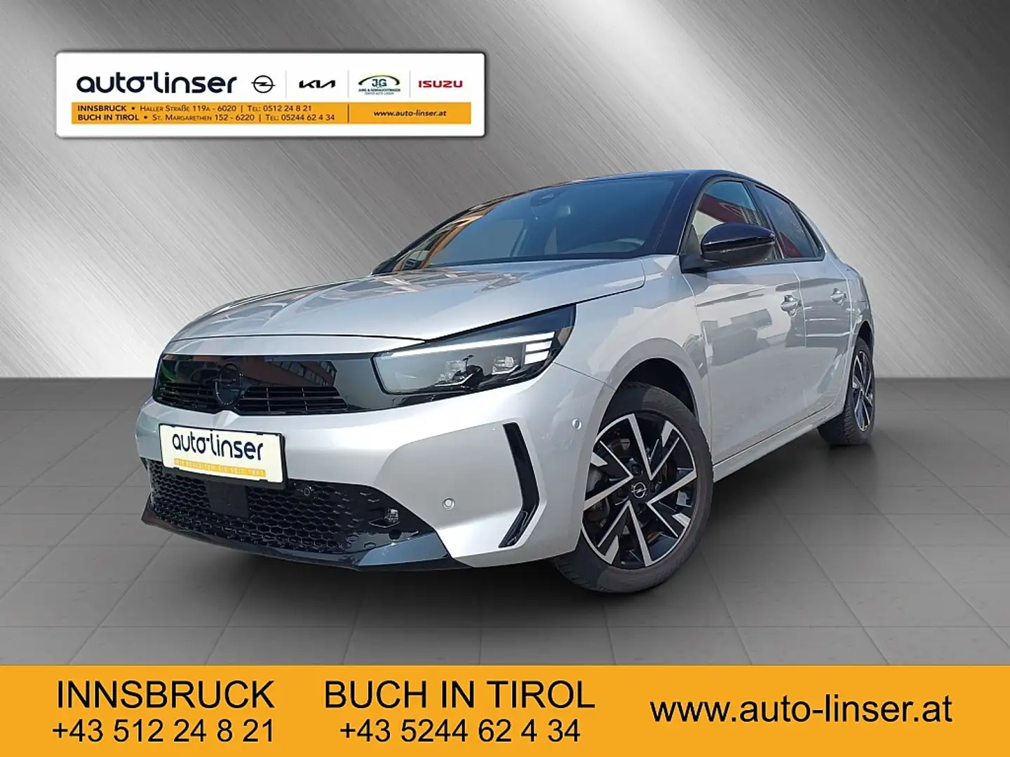 Opel Corsa 1,2 Direct Injection Turbo Euro 6.4 GS Argent - 1