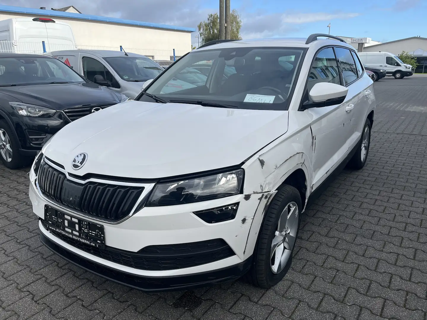 Skoda Karoq Ambition 2.0 Diesel, EU6, Navi ,Alu Blanc - 1