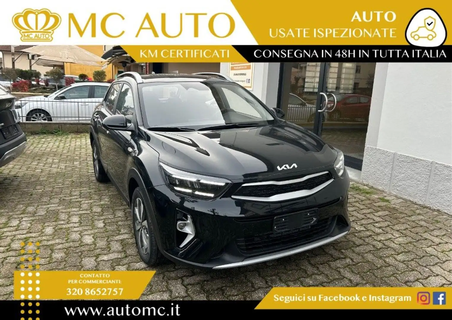 Kia Stonic 1.2 MPI Urban PROMO CON FINANZIAM Nero - 1
