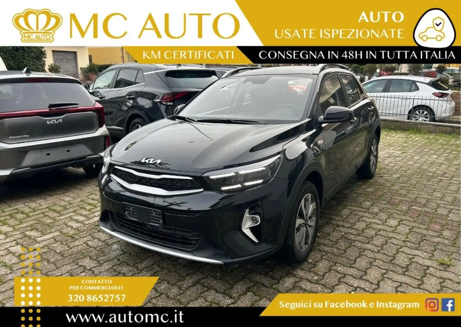 Kia Stonic 1.2 MPI Urban PROMO CON FINANZIAM Nero - 2