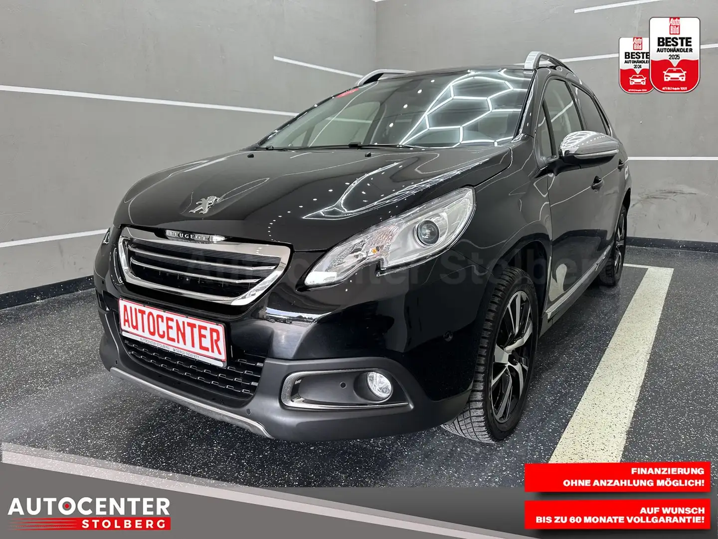 Peugeot 2008 Allure "1 HAND-LEDER-PANO-NAVI-SITZH-ALU" Schwarz - 1