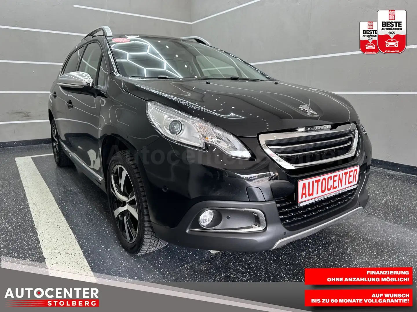 Peugeot 2008 Allure "1 HAND-LEDER-PANO-NAVI-SITZH-ALU" Schwarz - 2
