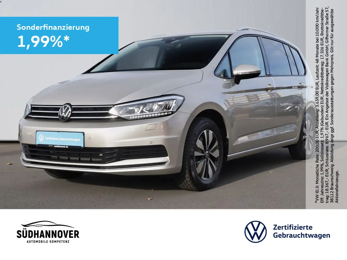 Volkswagen Touran Move 1.5 TSI DSG 7-SITZER+NAVI+SHZ+STANDH Grau - 1