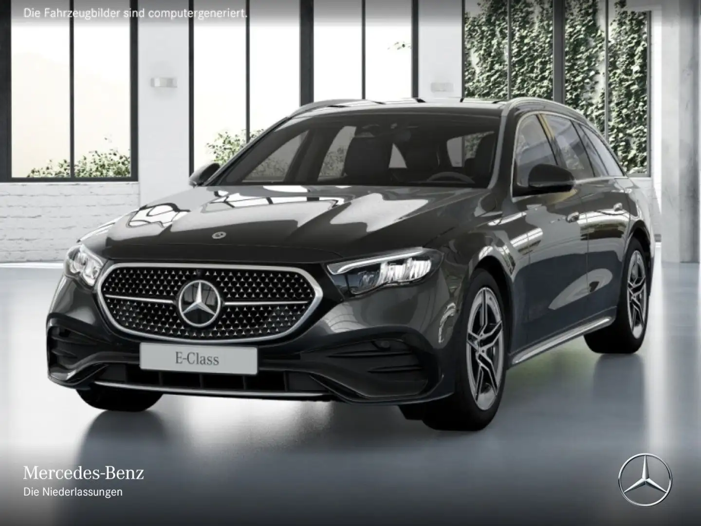 Mercedes-Benz E 200 T AMG 360° Pano Burmester Distr. LED PTS 9G Grau - 2