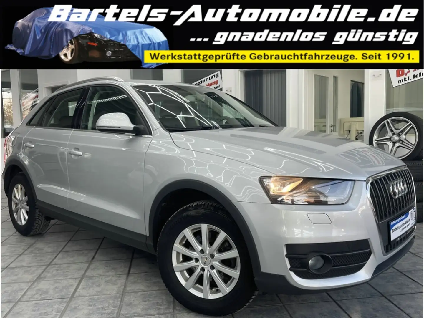 Audi Q3 2.0 TDI, 2.Hand, Klimaautomatik, Sitzheizung Srebrny - 1