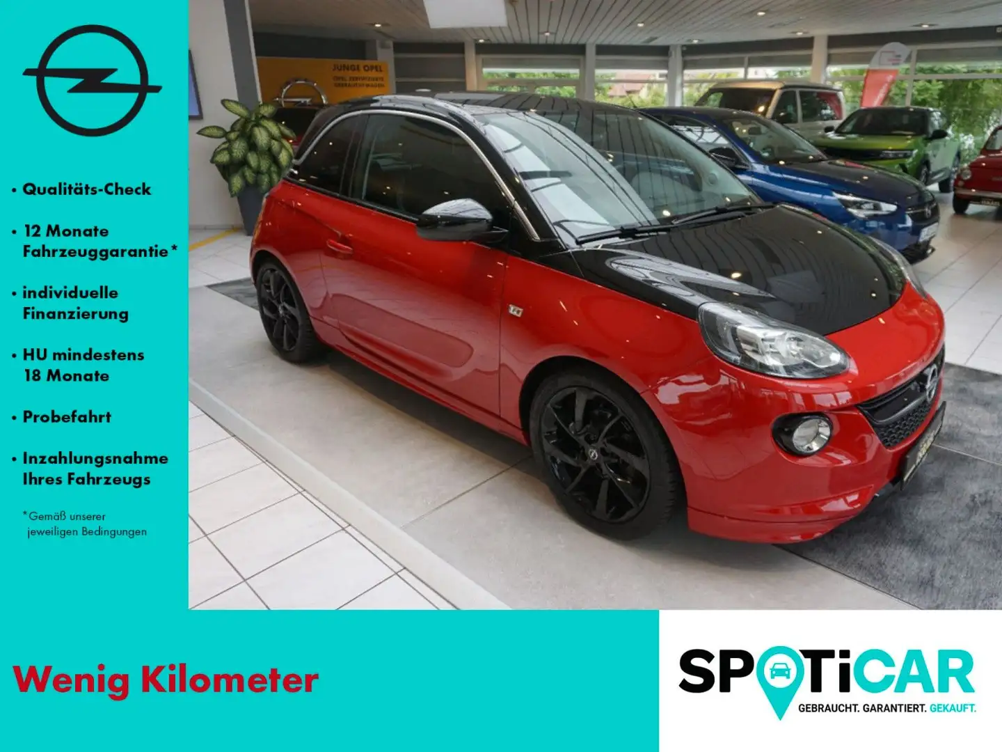 Opel Adam Black Jack OPC-LINE, SITZHEIZUNG, PARKPILOT Rojo - 1