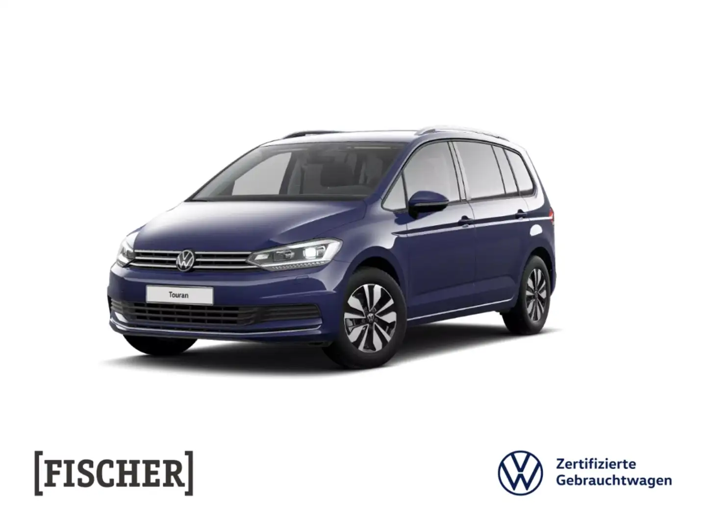 Volkswagen Touran 2.0TDI DSG Move LED AHK Navi Rear View ACC 7-Sitze Blau - 1