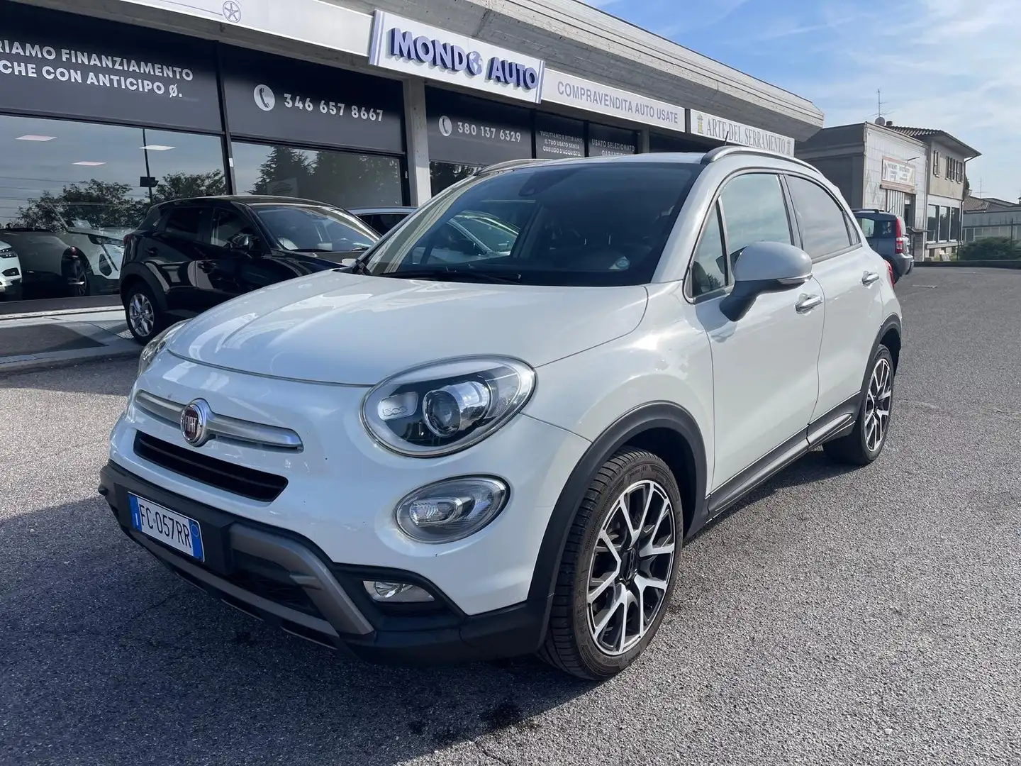 Fiat 500X 500 X 2015 1.6 mjt Cross 4x2 120cv Blanc - 1