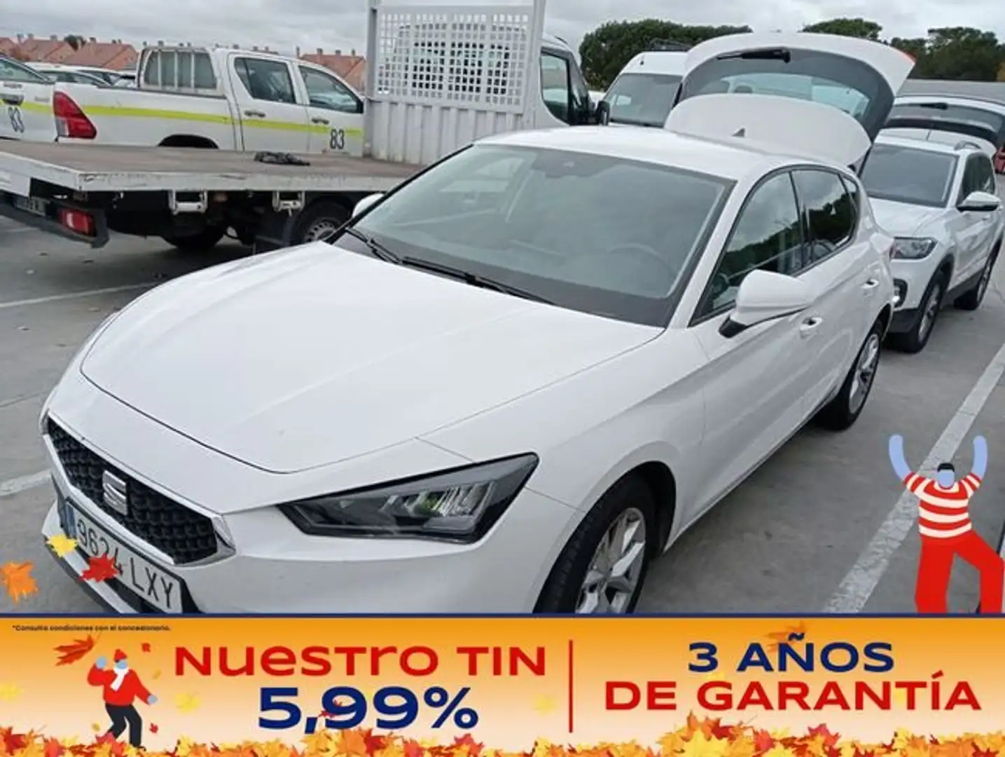 SEAT Leon 1.0 eTSI 81kW DSG-7 S&S Style Go Blanco - 1