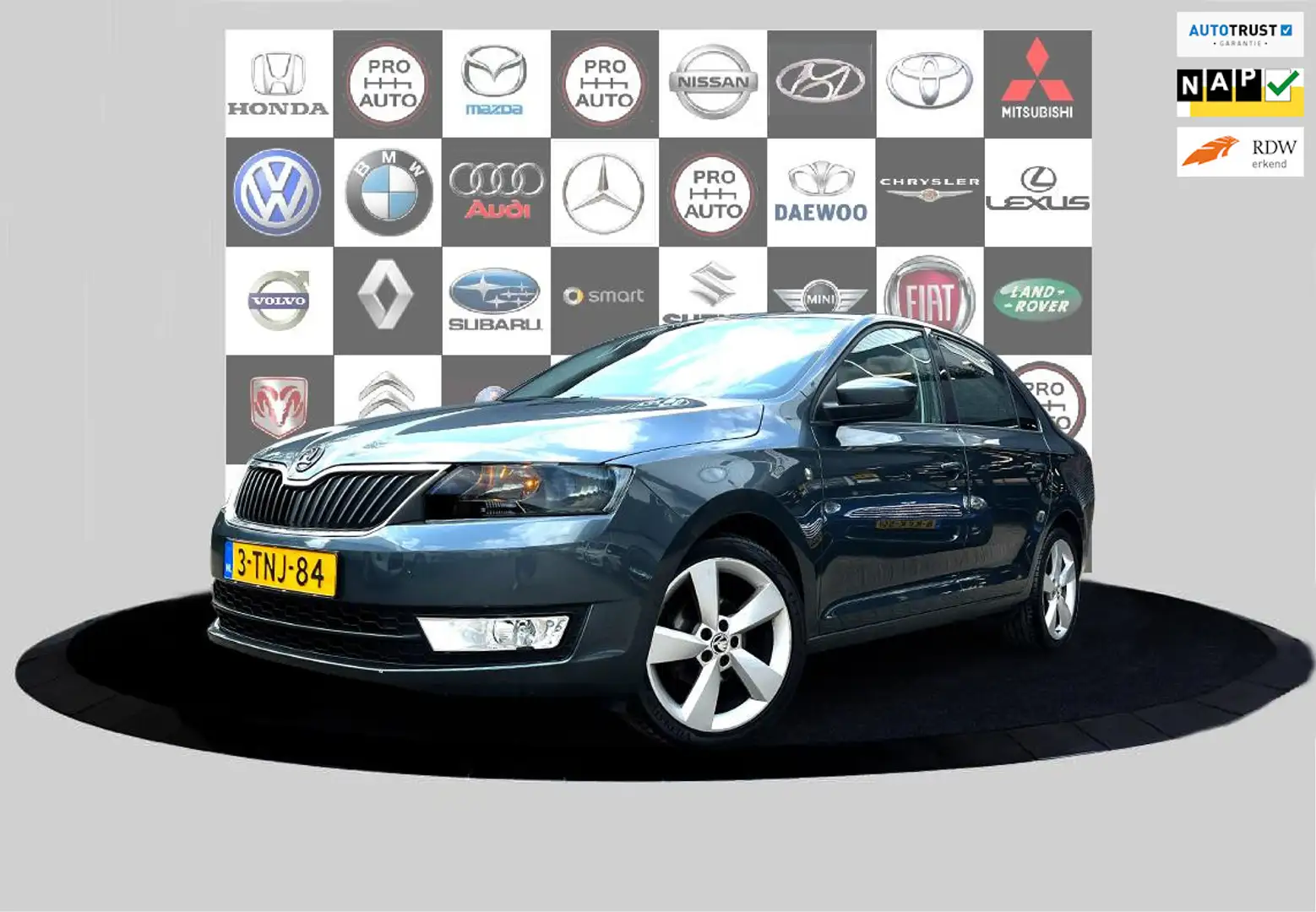 Skoda Rapid/Spaceback 1.2 TSI Greentech Elegance Businessline Pro Navi_C Grau - 1