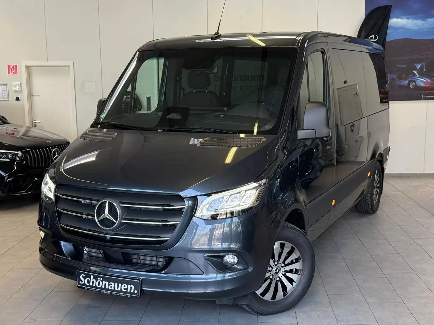 Mercedes-Benz Sprinter 319 CDI Tourer SELECT STDHZ+LUFT+3,5AHK Grau - 1