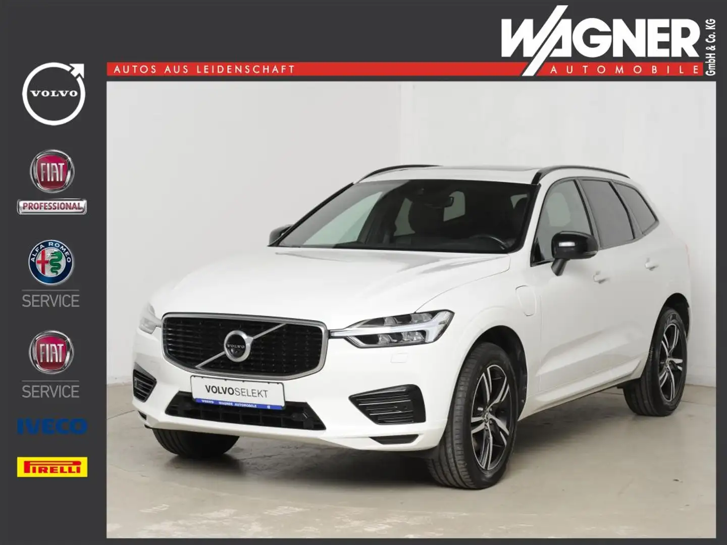 Volvo XC60 T8 Twin Engine AWD Geartronic R-Design *AHK* Weiß - 1