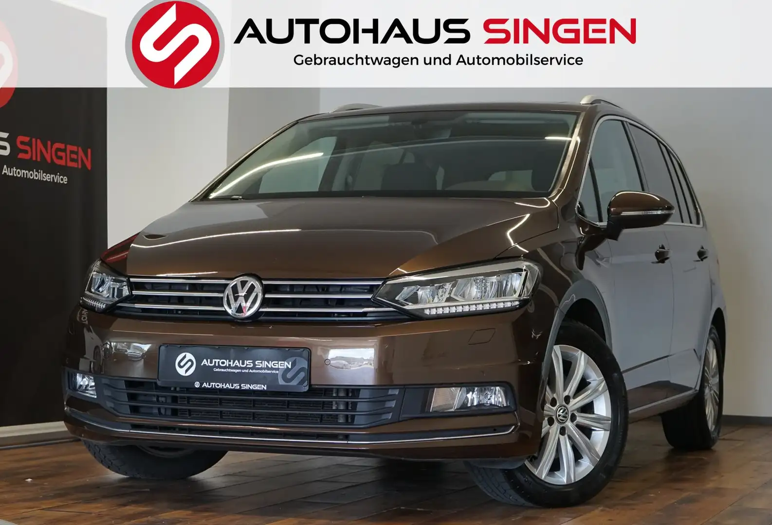 Volkswagen Touran 2.0 TDI Highline|LED|NAVI|PANO|ACC|AHK Braun - 1