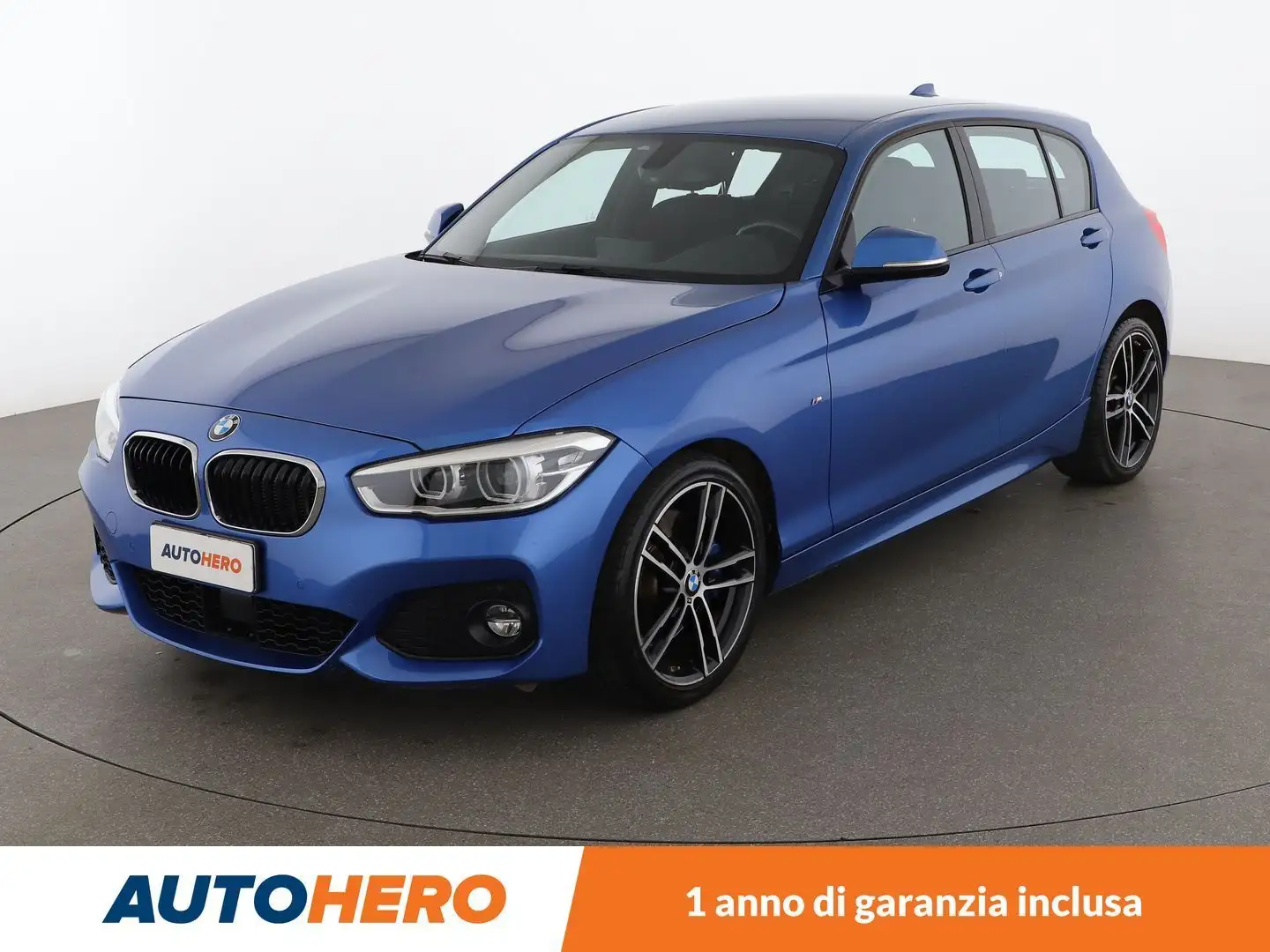 BMW 120 120d Msport Bleu - 1