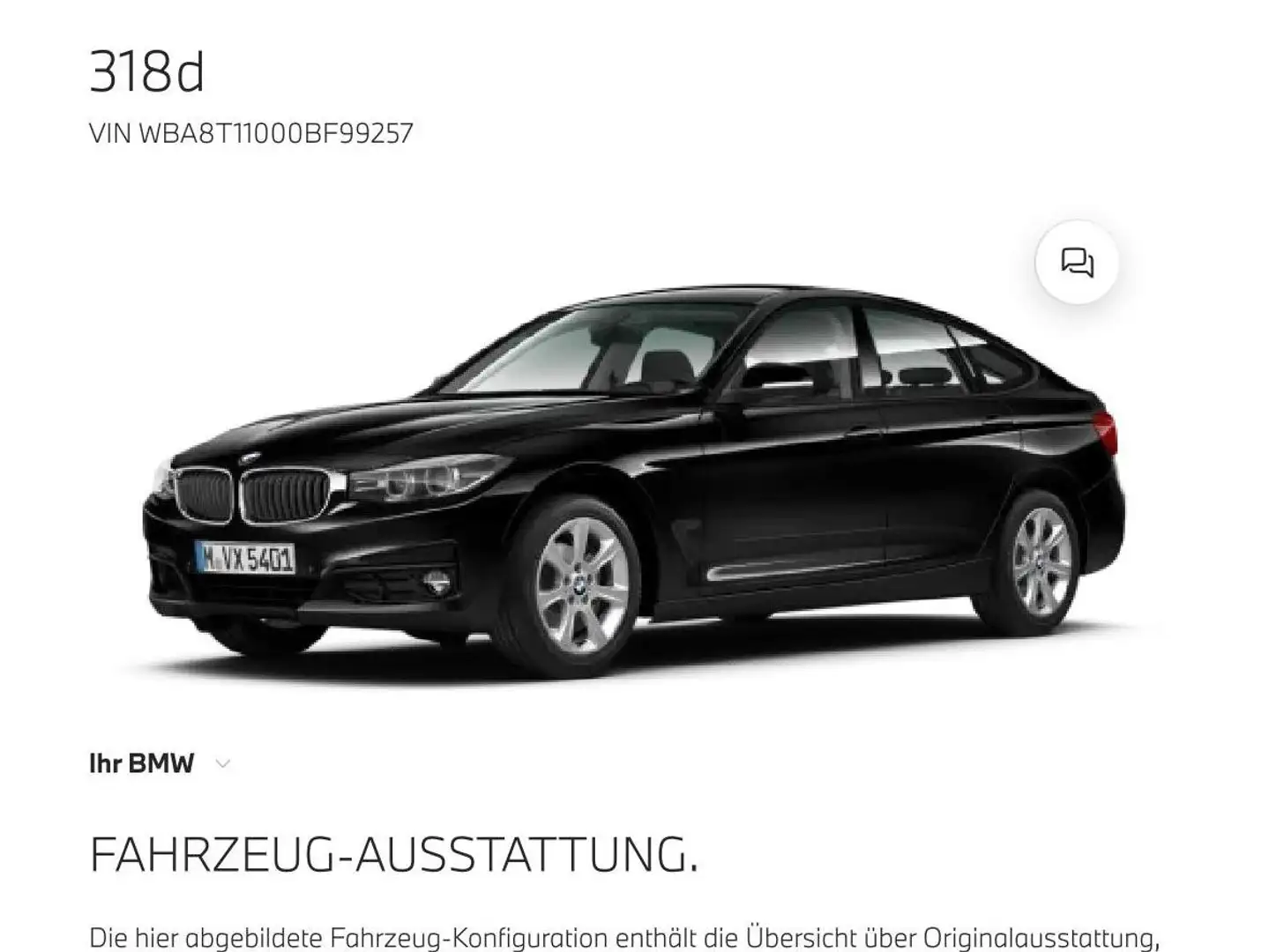 BMW 318 318d Gran Turismo Advantage Schwarz - 1