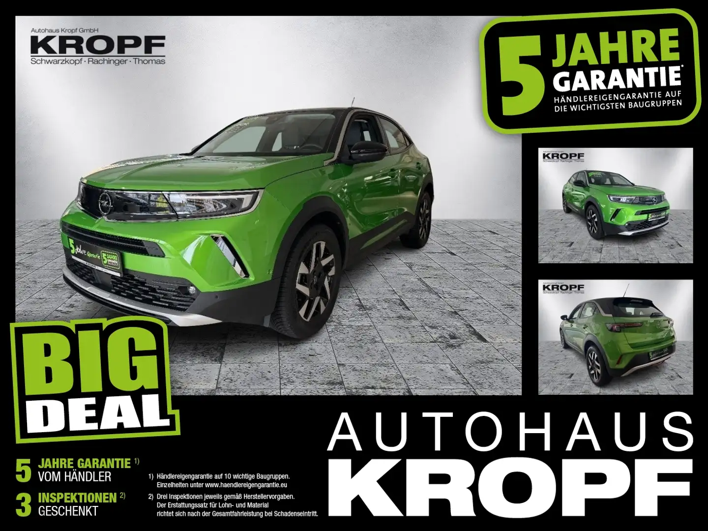 Opel Mokka 1.2T Elegance LED+SHZ+Kam. Grün - 1