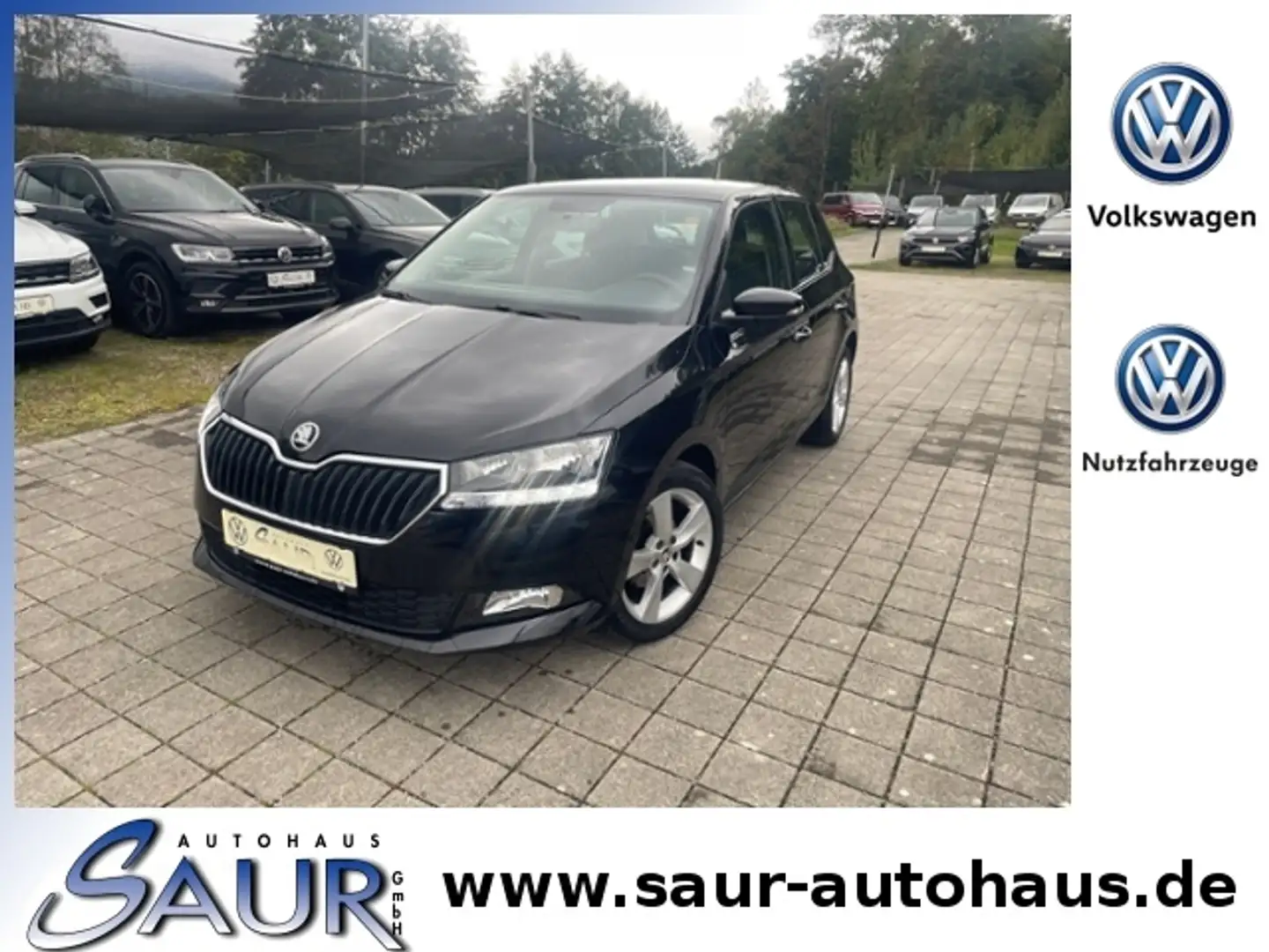 Skoda Fabia 1.0 MPI Cool Plus*Klima*SHZ*PDC*LM-Felgen*ZV*DAB+ Schwarz - 1