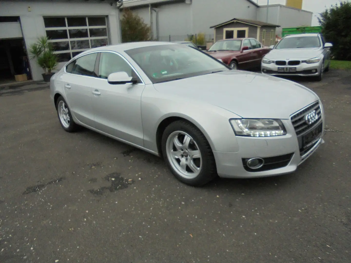 Audi A5 Sportback 2.0 TFSI qu TÜV NEU Gebrauchspuren Silber - 1