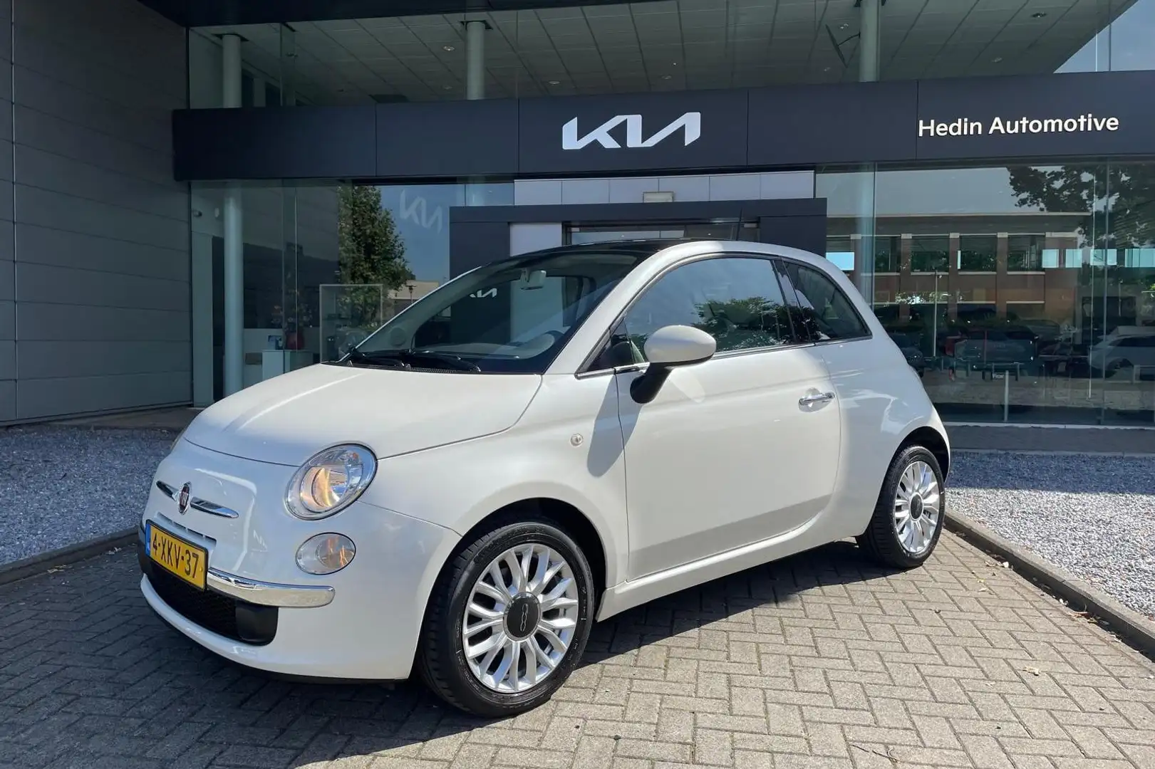 Fiat 500 0.9 TwinAir Turbo Lounge Automaat | Pano. | Blueto Wit - 2