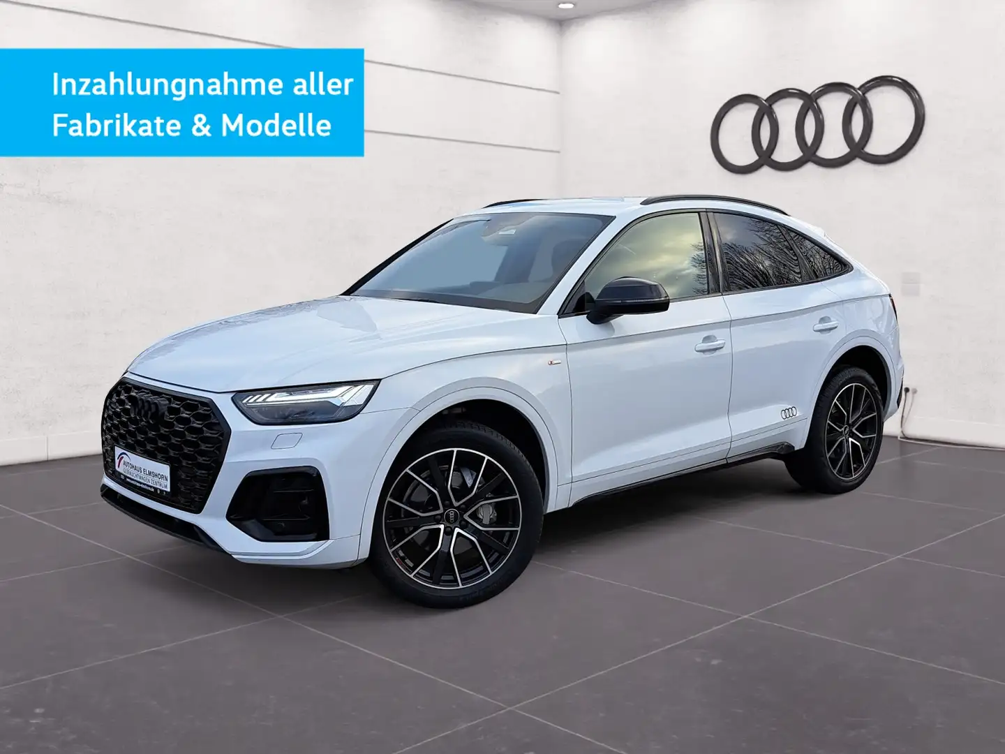 Audi Q5 Sportback S line 40 TDI quattro S tronic AHK MATR Weiß - 2