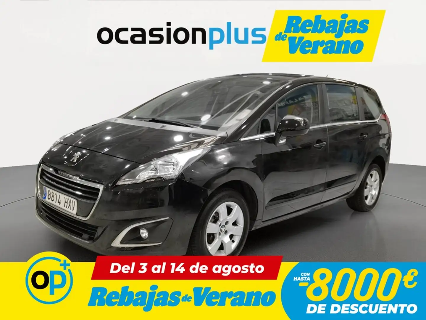 Peugeot 5008 1.6HDI Active 115 Negro - 1