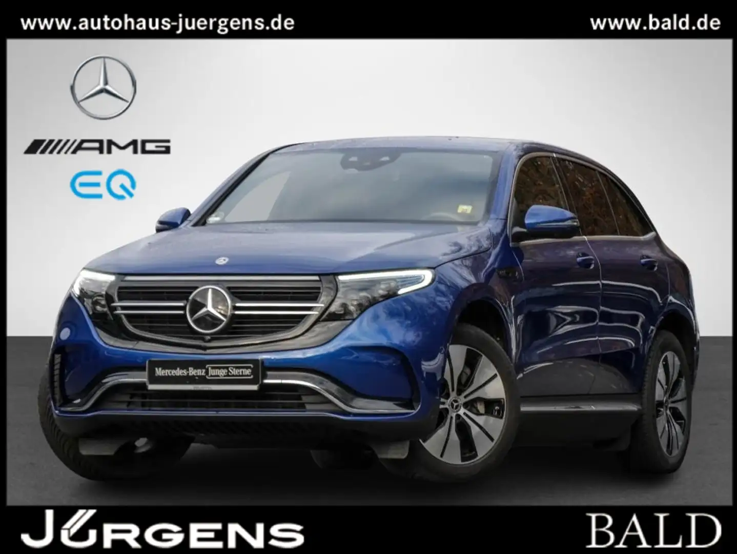 Mercedes-Benz EQC 400 4MATIC AMG Line AMG-Sport+Distr+MLB+AHK Blau - 1