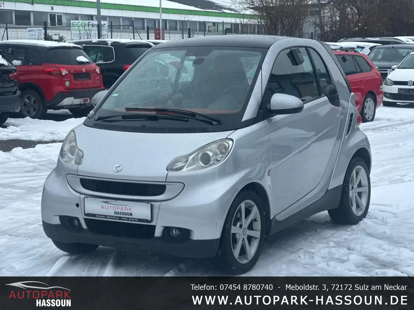 smart forTwo coupe passion TÜV 01/27 Garantie Pano Klima PDC Silber - 1
