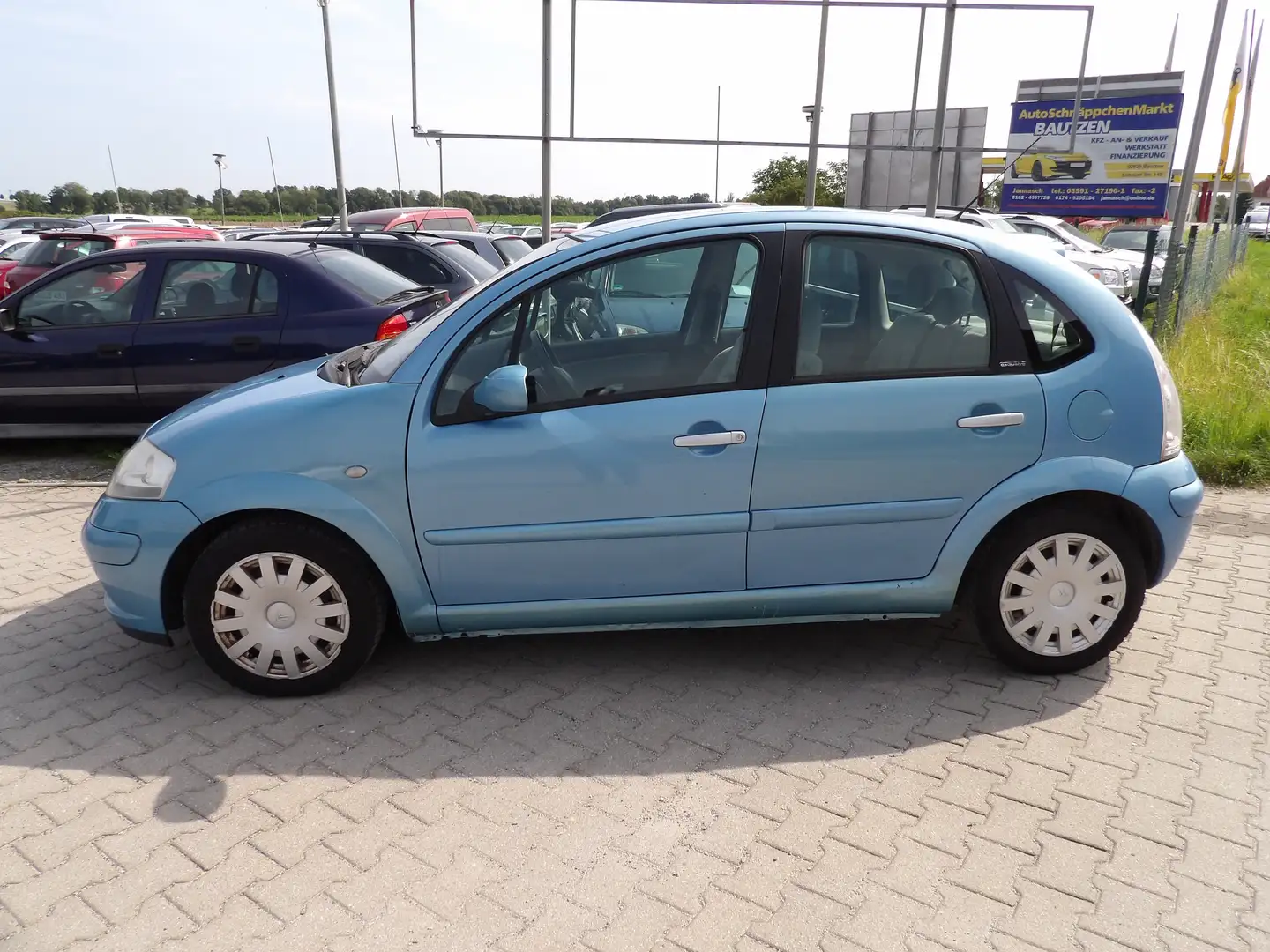 Citroen C3 1.4 16V Automatik Klima Tempomat HU AU Neu Blau - 2