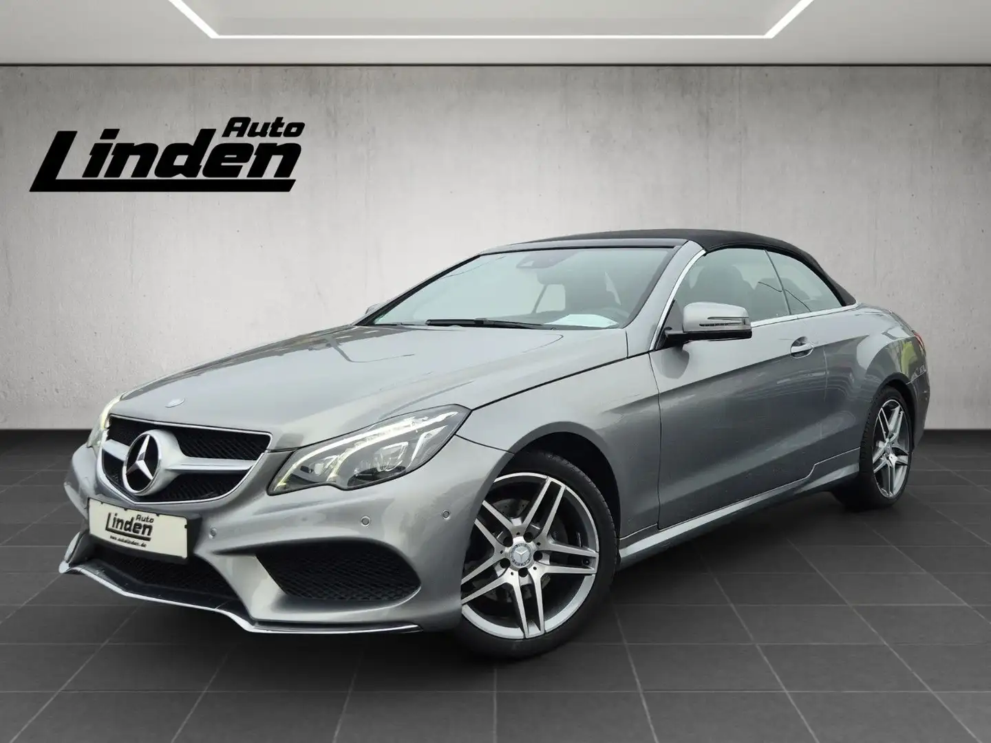 Mercedes-Benz E 350 Cabrio AMG Line H&K Navi LED Leder Argent - 1
