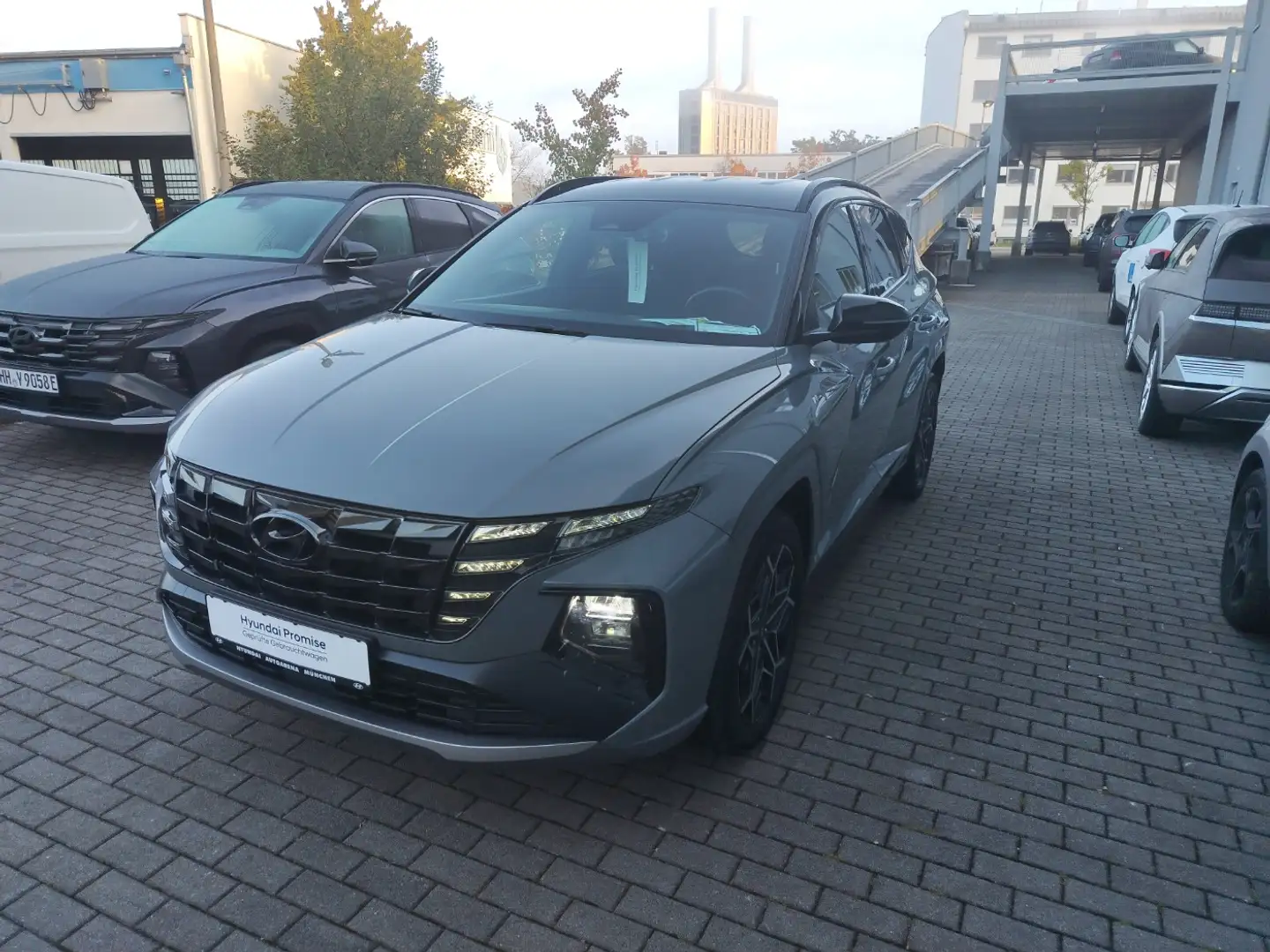 Hyundai TUCSON 1.6 T-GDI N Line Navi, Allrad Nero - 2