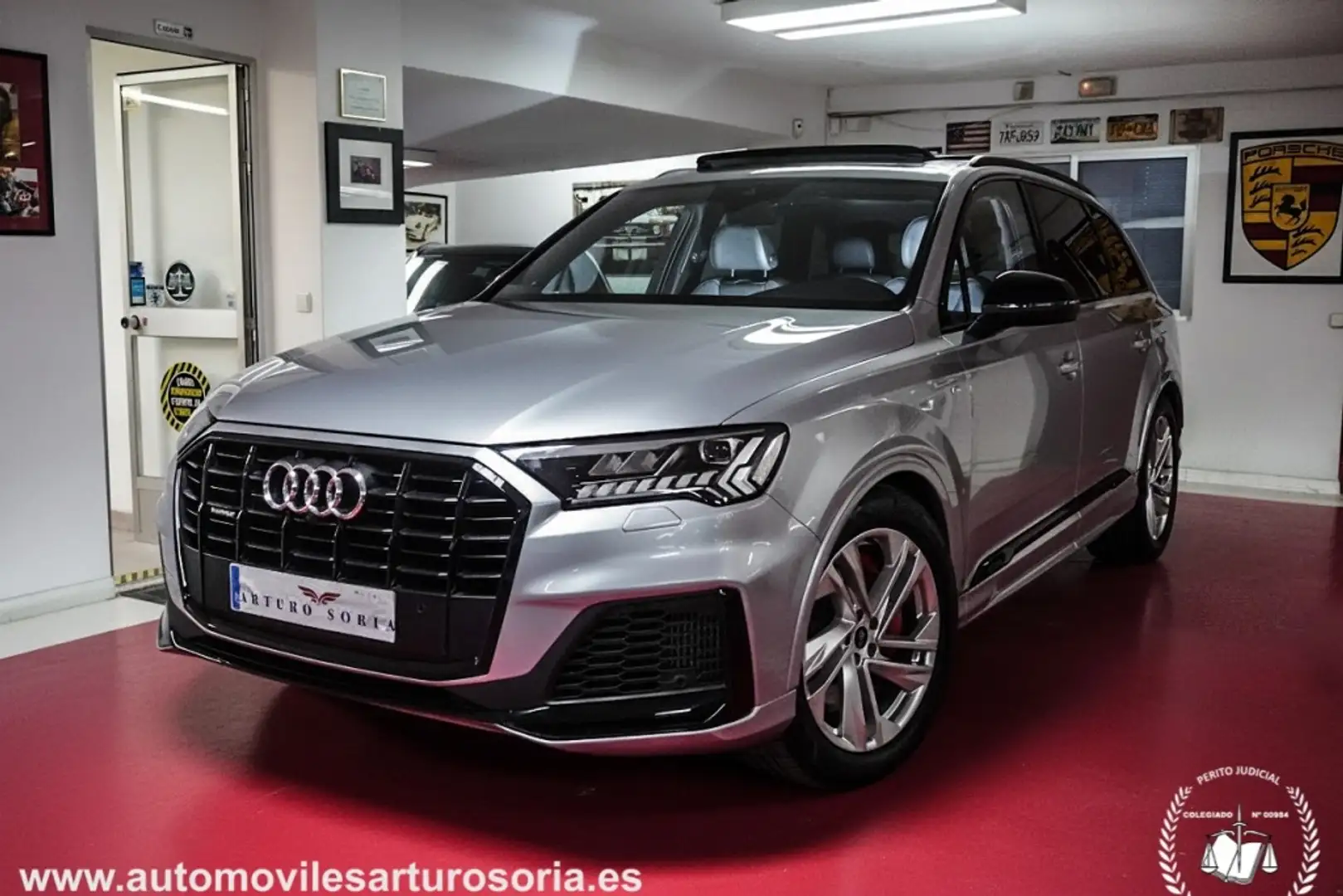 Audi Q7 60 TFSIe S line plus quattro tiptronic Grau - 1