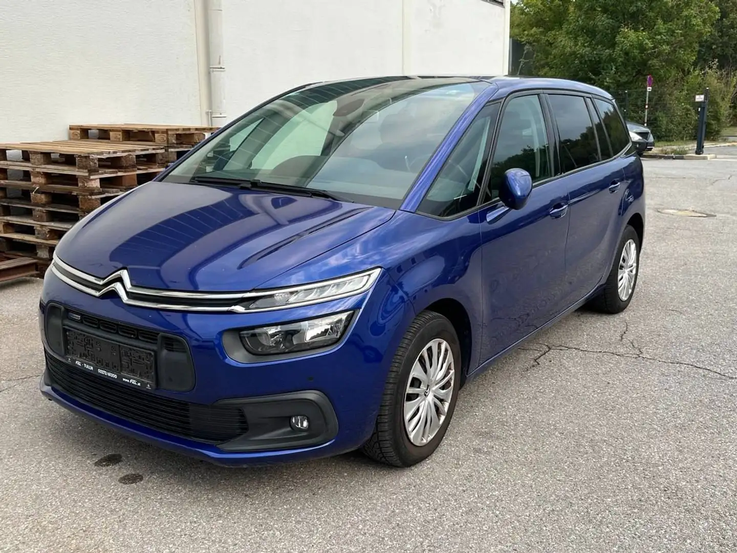 Citroen Grand C4 Picasso 7 Sitze Automatik Pdc Temp LED Blau - 1