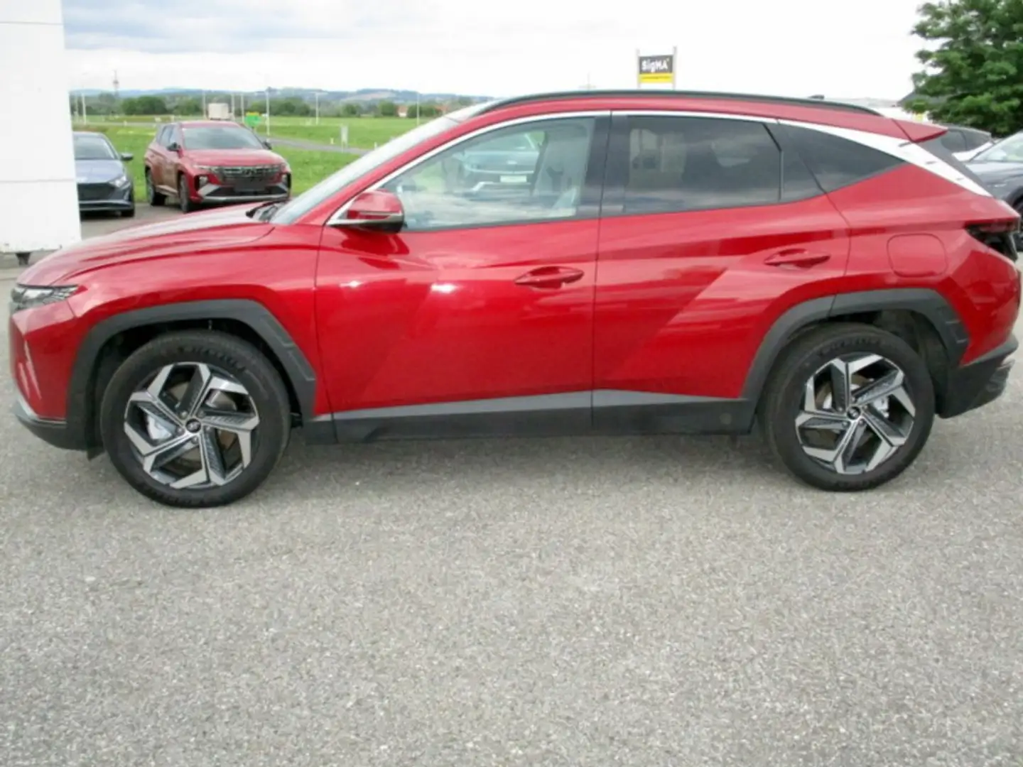 Hyundai TUCSON NX4 Prestige Line 1,6 T-GDi PHEV 4WD AT t1p AHK, Rojo - 2