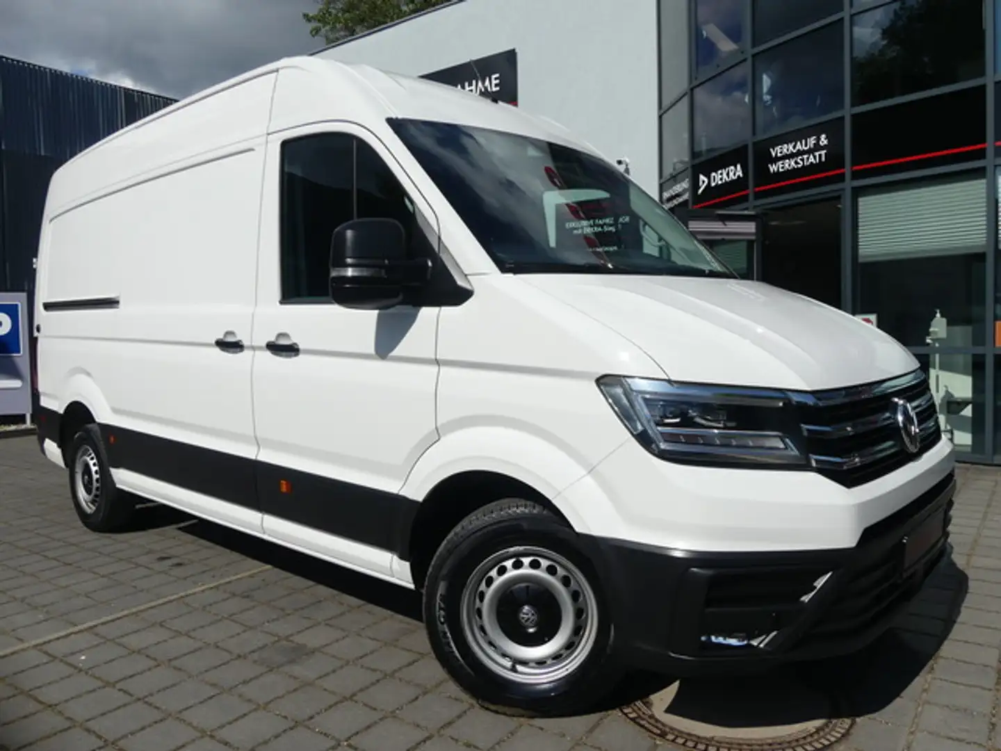 Volkswagen Crafter Kasten 35 MR Hoch Autom. LED/NAV/STNDHZ Weiß - 1