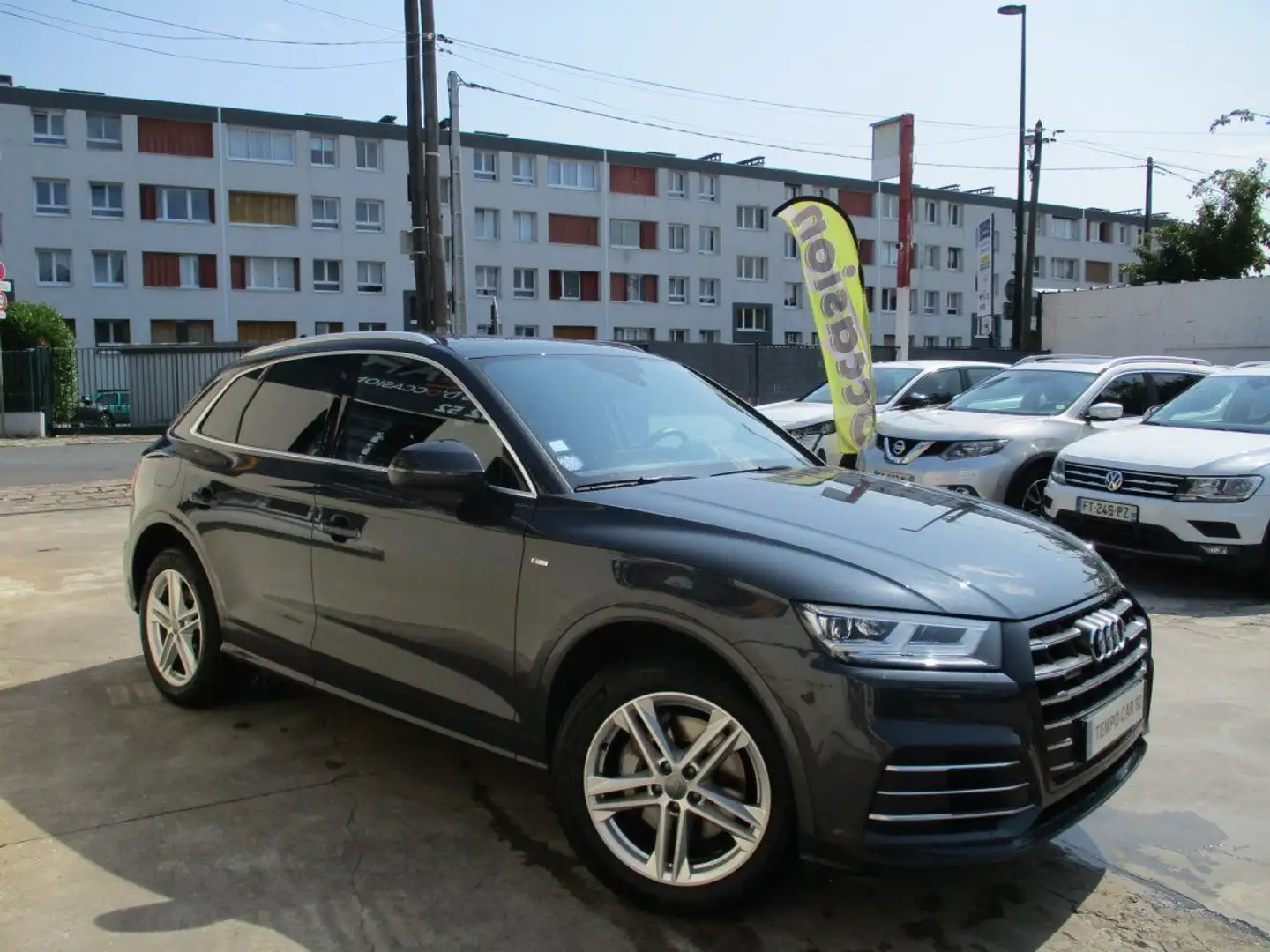 Audi Q5 55 TFSI E 55 TFSI e 367 S tronic 7 Quattro S line Gris - 2