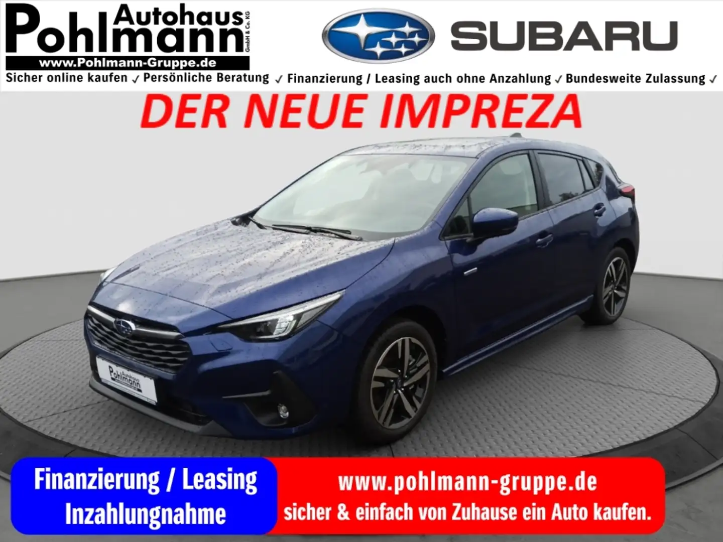 Subaru Impreza 2.0ie Platinum e-Boxer Navi Leder LED Kurvenlicht plava - 1