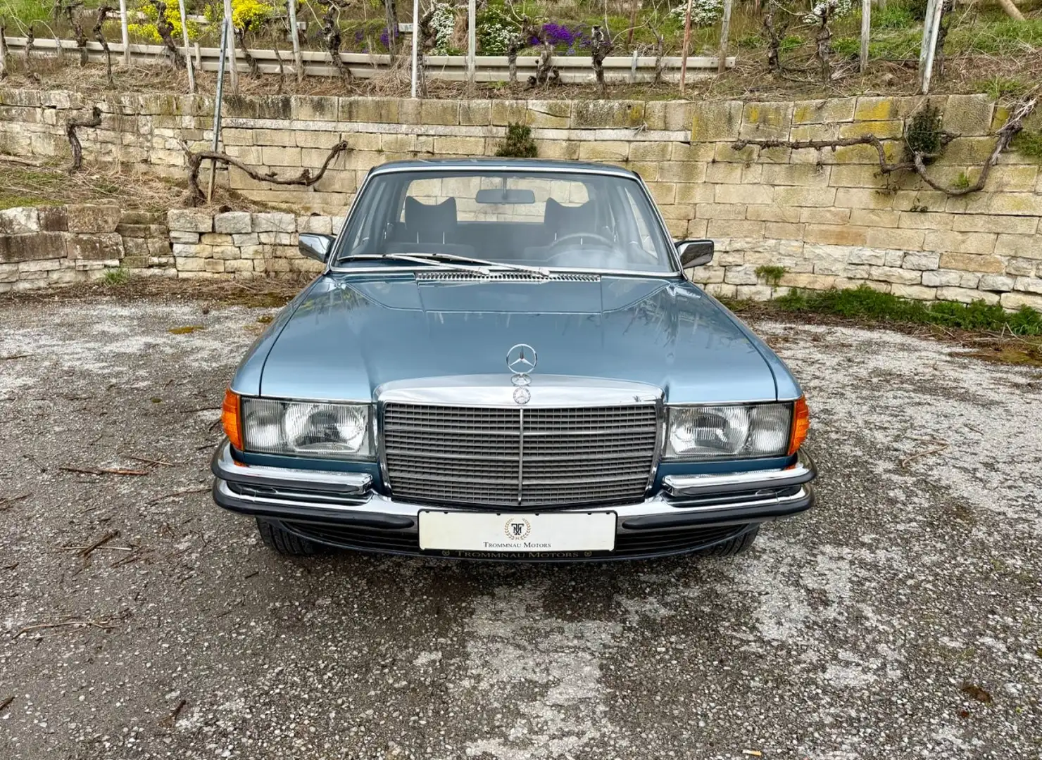 Mercedes-Benz 350 SE, W116, Scheckheft, Klima, H-Kennzeichen ! Azul - 2
