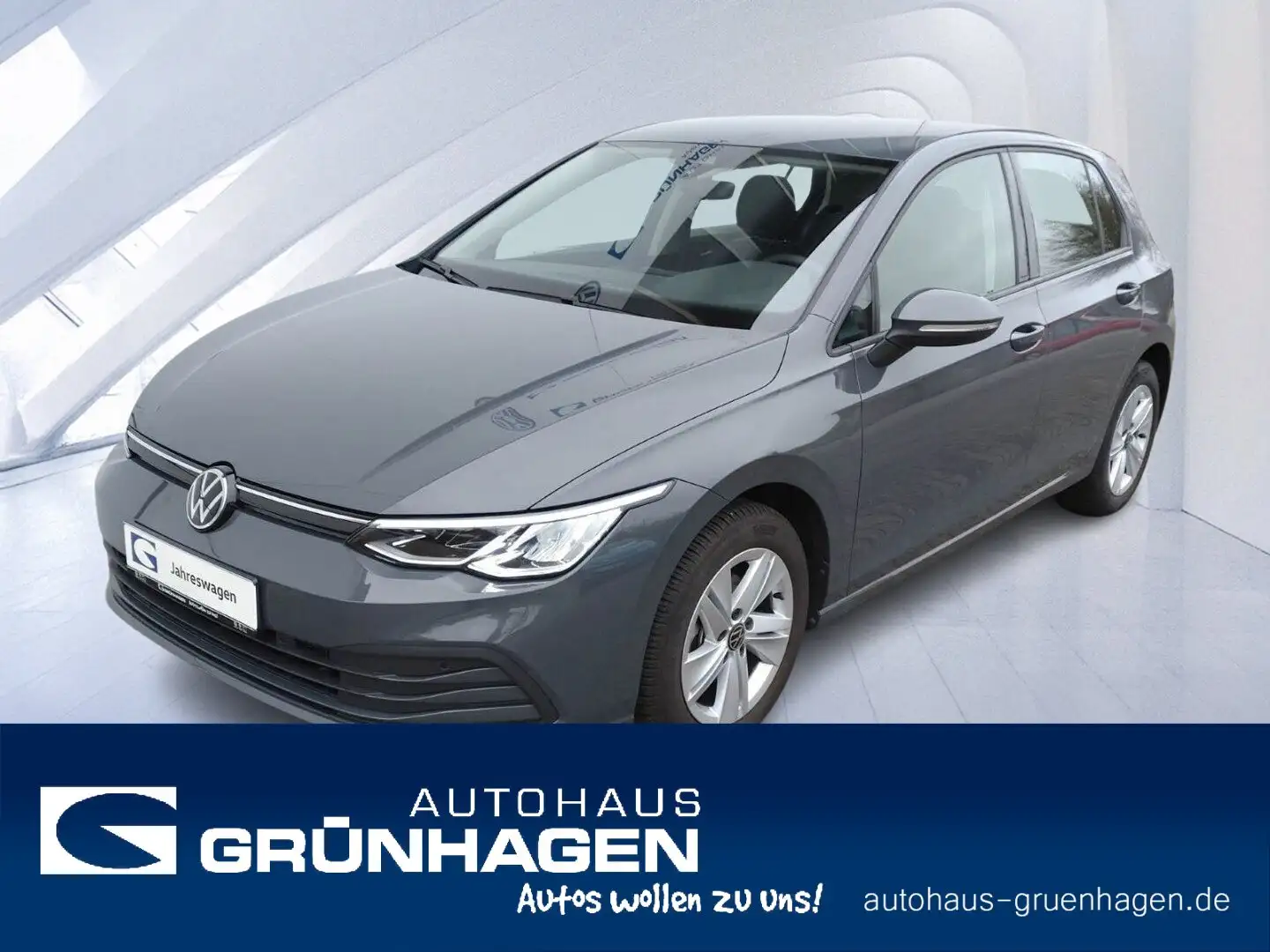 Volkswagen Golf Golf VIII Life 1,5 TSI Navi-LED-Front+SpurAssist Gris - 1