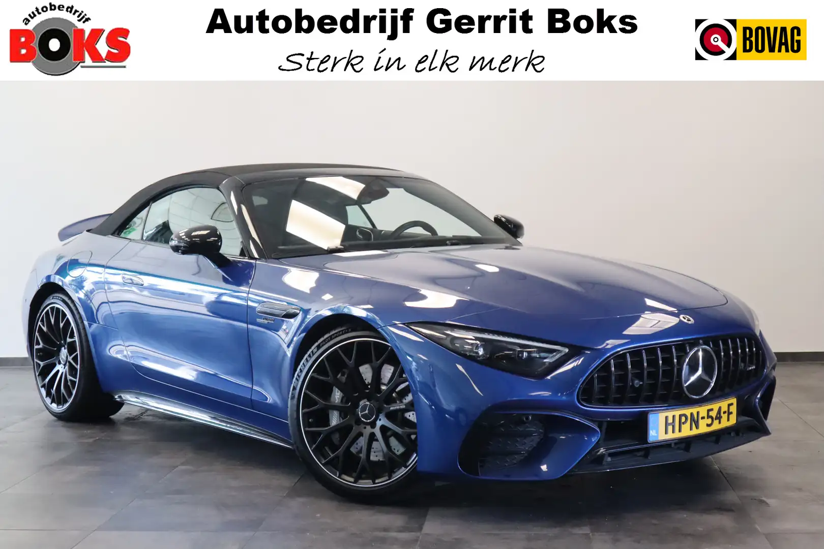 Mercedes-Benz SL 43 AMG Roadster Burmester Sfeerverlichting Head-Up Sport Albastru - 1