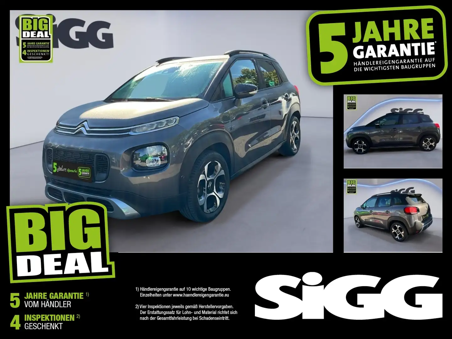 Citroen C3 Aircross 1.2 PureTech 110 Shine Matrix Kam. Grigio - 1