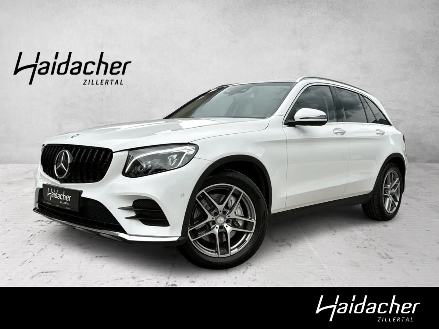 Mercedes-Benz GLC 250 d 4MATIC AMG Pano FAP Distr RKam PTS Shz Weiß - 1