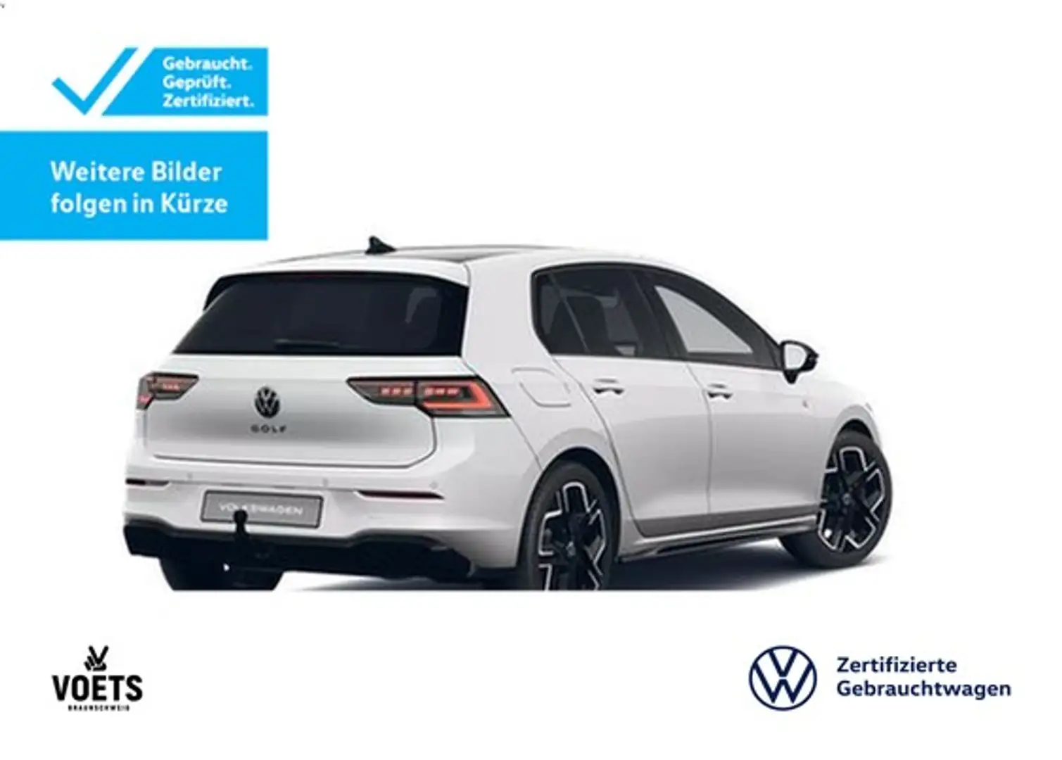 Volkswagen Golf VIII R-Line 1.5 eTSI DSG PANO+MATRIX-LED+HuD Weiß - 2