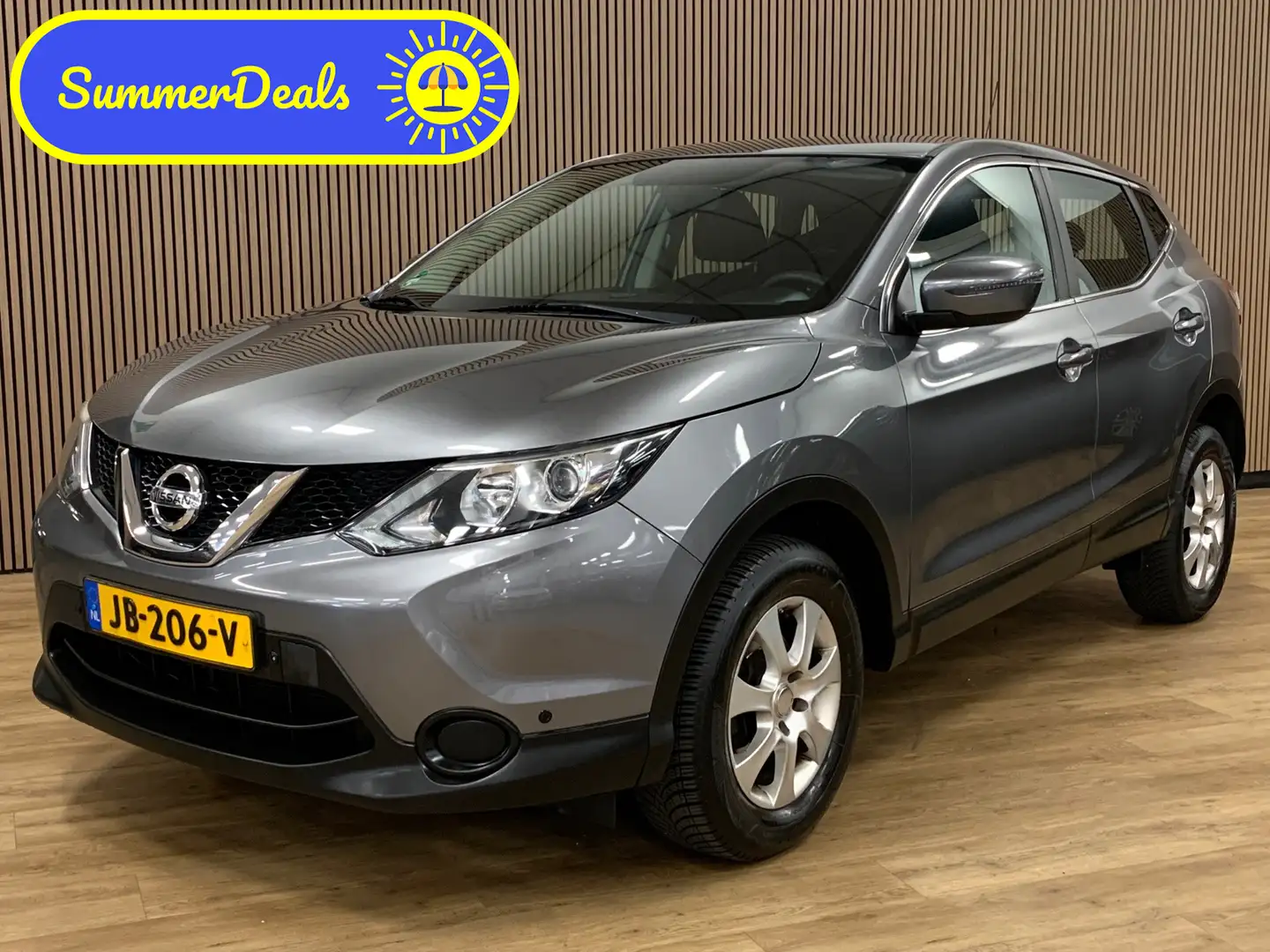 Nissan Qashqai 1.2 Visia|Navigatie|Climate Control| siva - 1
