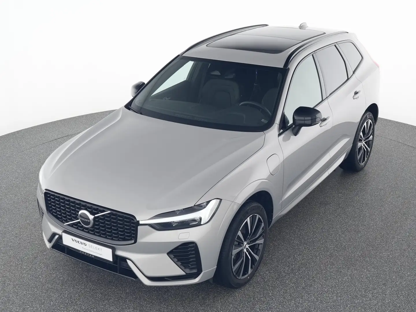 Volvo Sonstige XC60 T6 Recharge AWD Plus Dark 20"+VOLL-LED+H&K Silber - 2