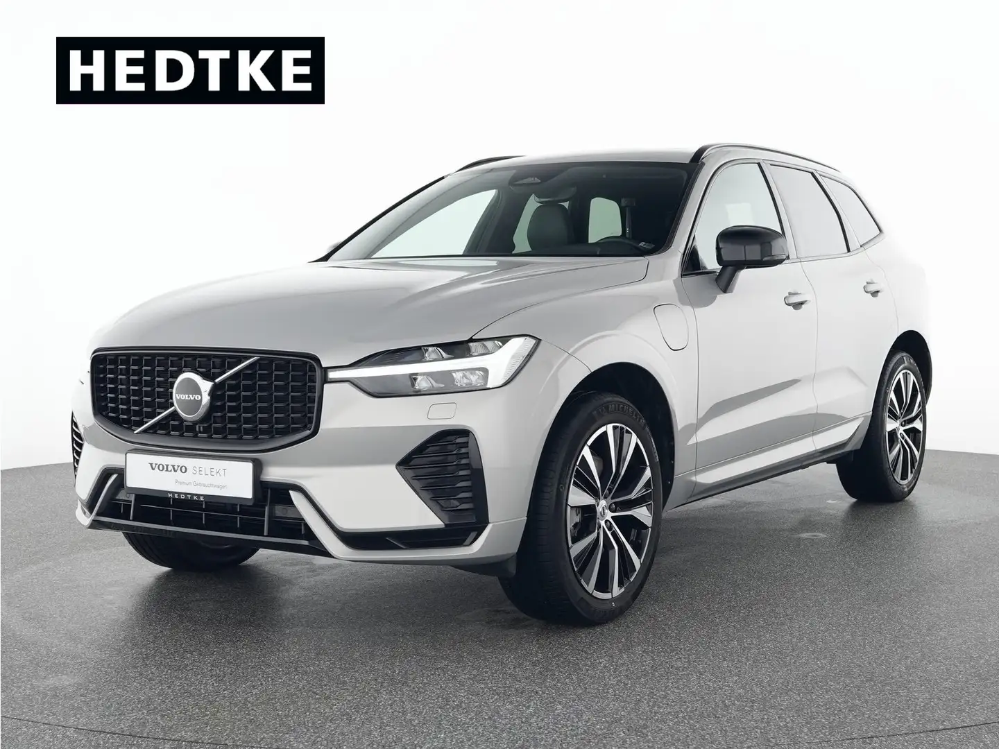Volvo XC60 T6 Recharge AWD Plus Dark 20"+VOLL-LED+H&K Silber - 1