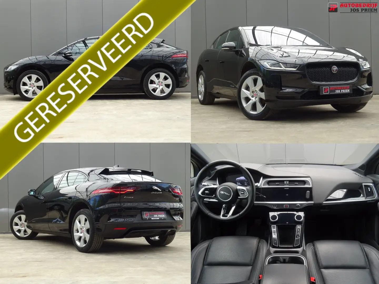 Jaguar I-Pace EV400 SE 90 kWh * 400 PK & 400 KM ACCURADIUS !! Zwart - 1